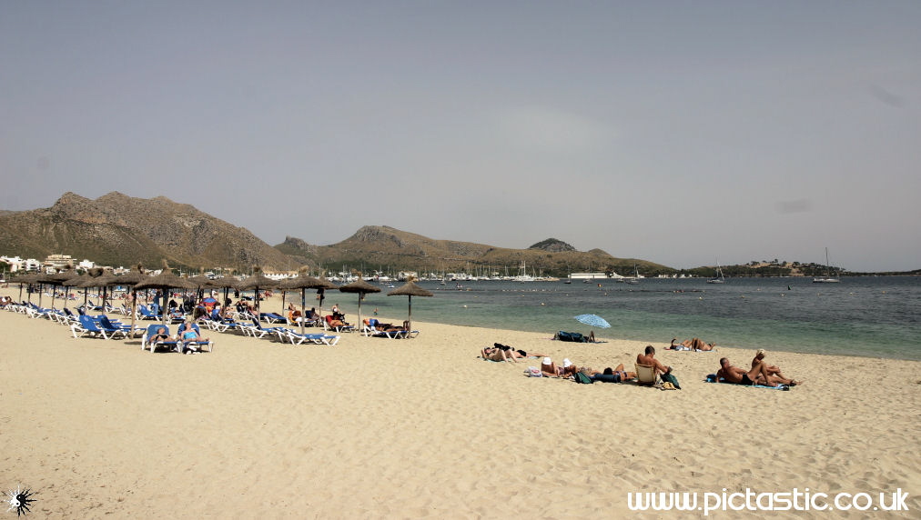 Photo of the Beach at Puerto Pollensa in Mallorca