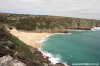 Porthcurno Beach Cornwall photographs