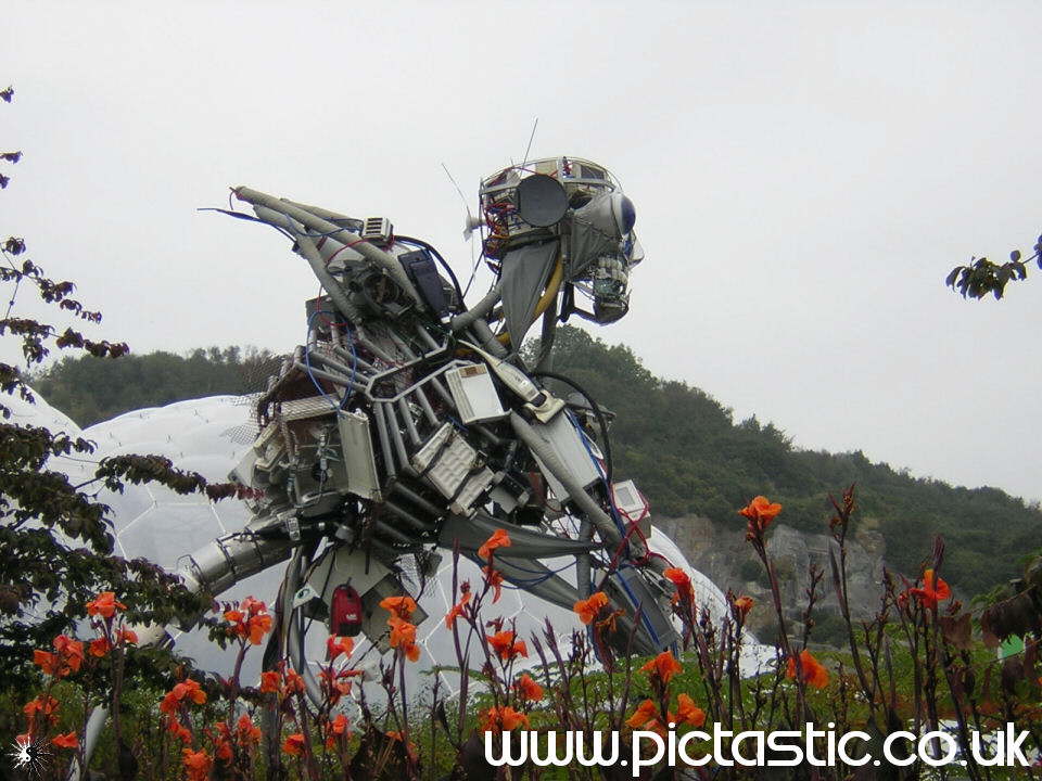 Robot at the Eden project Cornwall