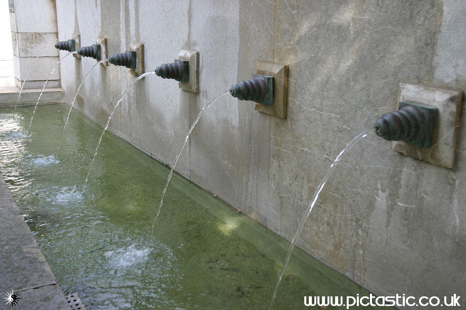 Fountain art in Palma Mallorca