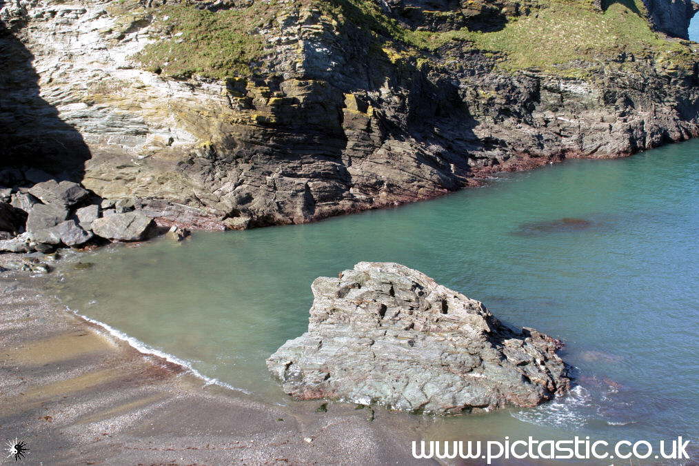 Photographs of Cornwall - Tintagel Beach